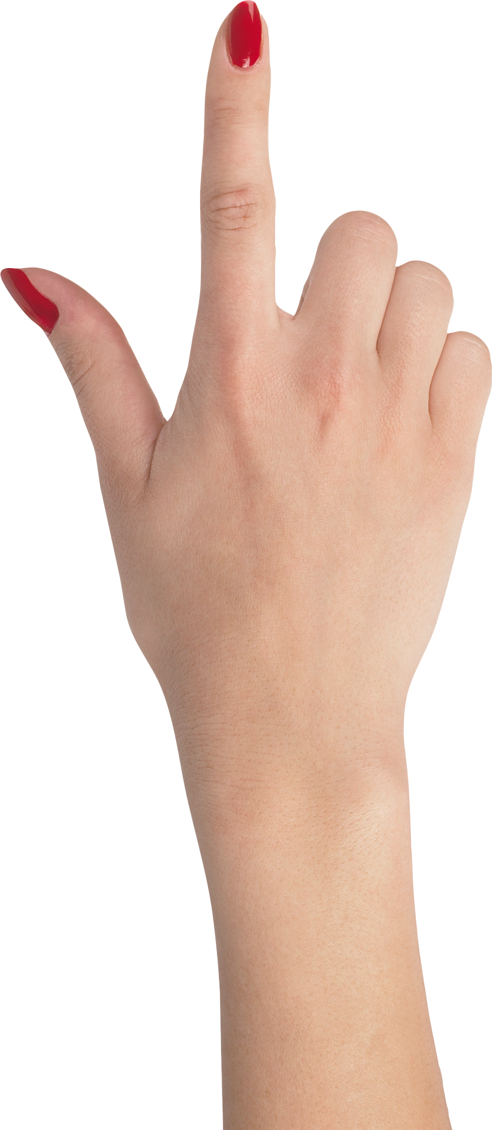 Finger Png Image Finger Hands, First Finger, Hand Images, - Red Nail Hands Png Clipart (964x2213), Png Download