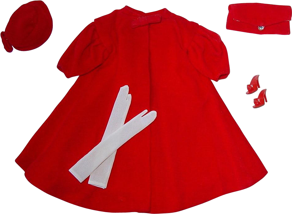 Vintage 1962-65 Barbie Fashion - Sleeve Clipart (938x938), Png Download