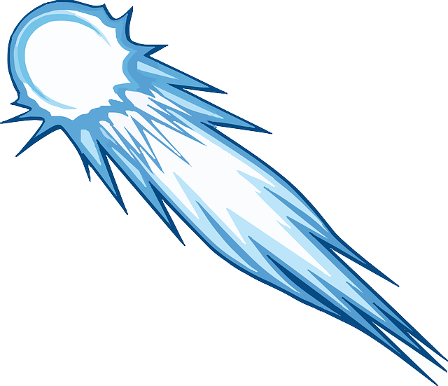Comet Clipart - Png Download (640x551), Png Download