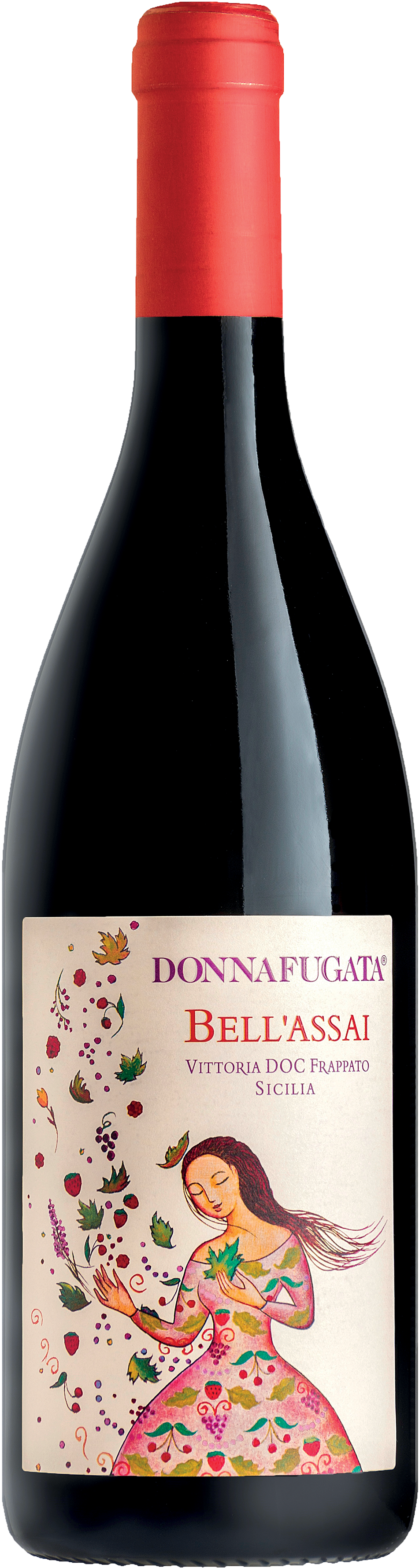 Bottle - Donnafugata Frappato Di Vittoria Clipart (988x3600), Png Download