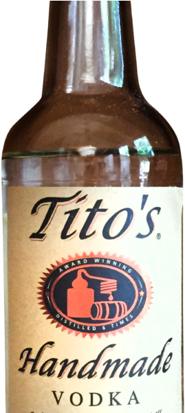 Vodka Bottle Png Transparent Image 1 - Tito's Vodka Logo Png Clipart (800x600), Png Download