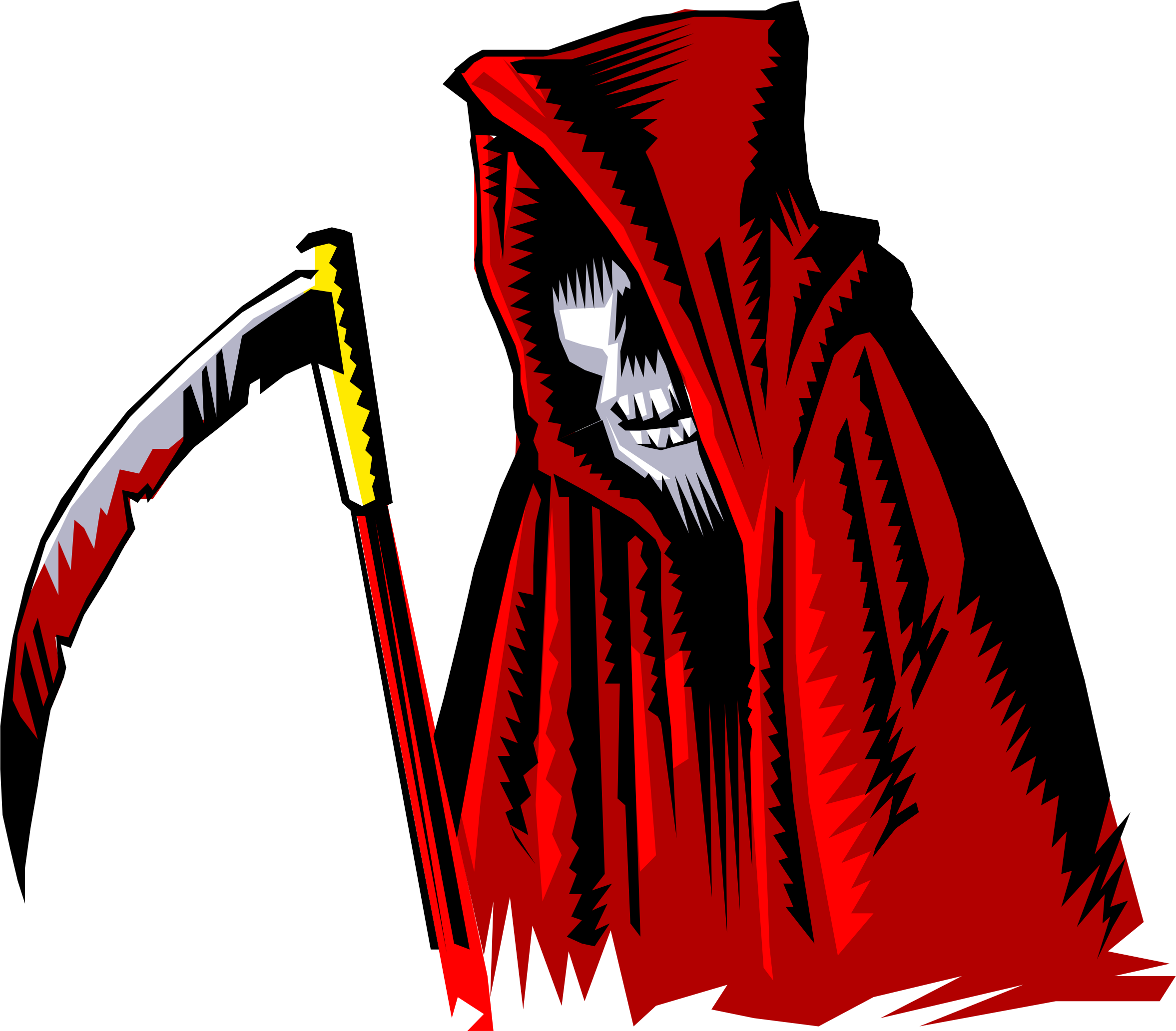 Big Image - Logo Grim Reaper Png Clipart (2354x2065), Png Download