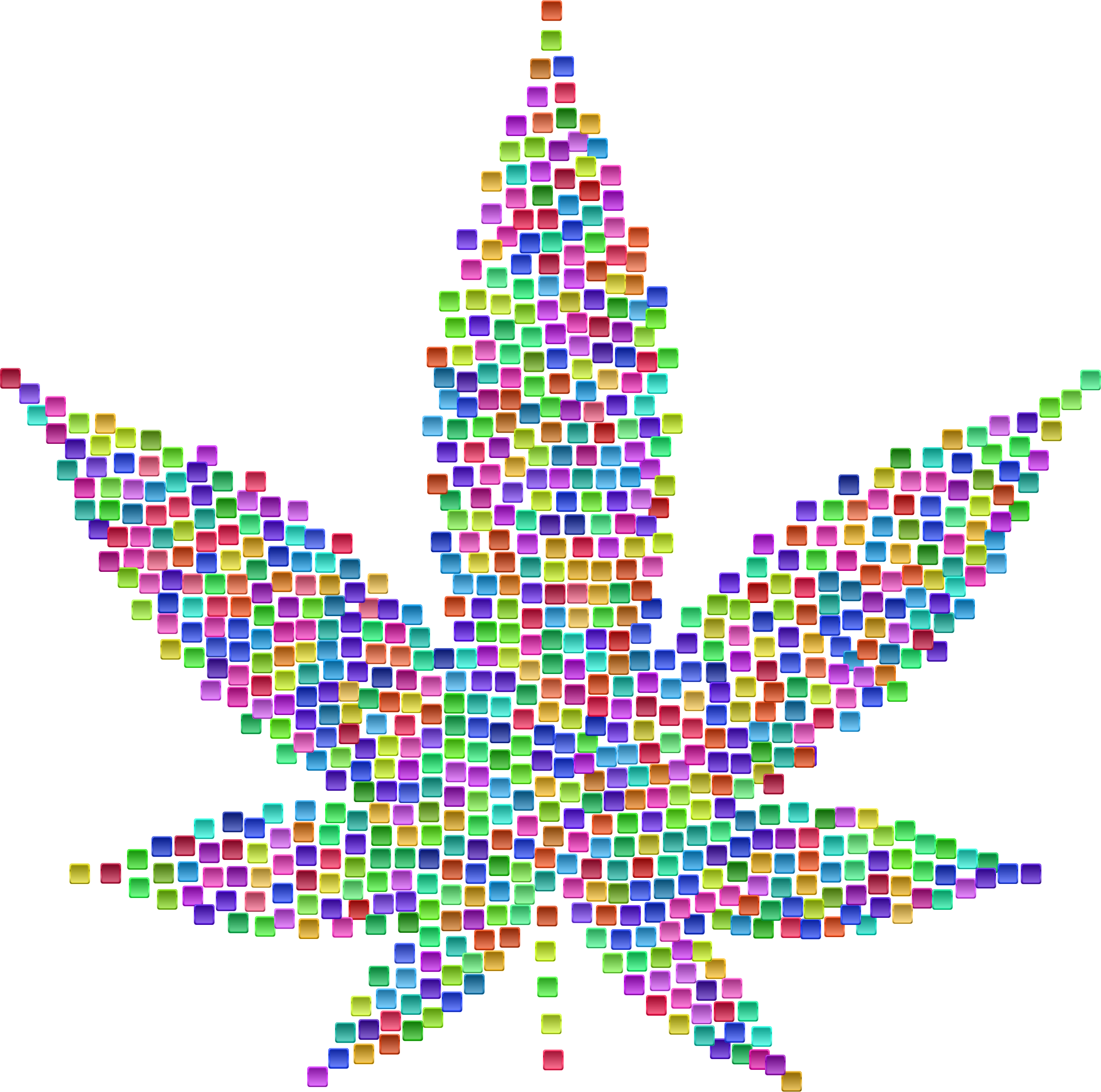 This Free Icons Png Design Of Marijuana Leaf Tiles Clipart (2340x2320), Png Download