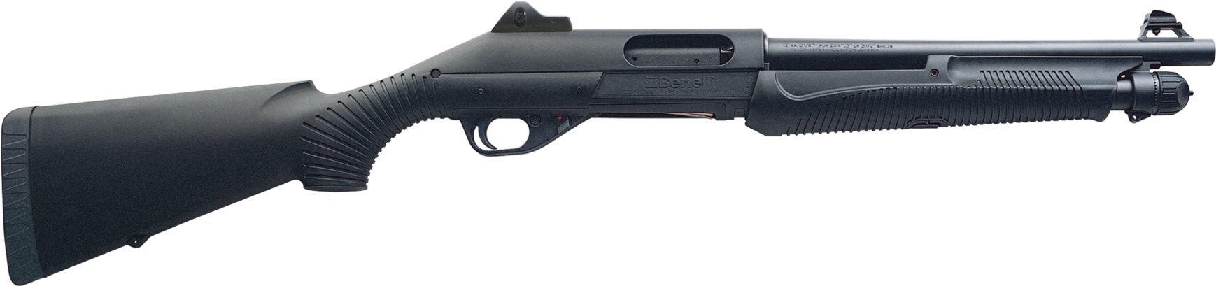 Shotgun Png - Benelli Nova Tactical 12 Gauge Clipart (2000x704), Png Download