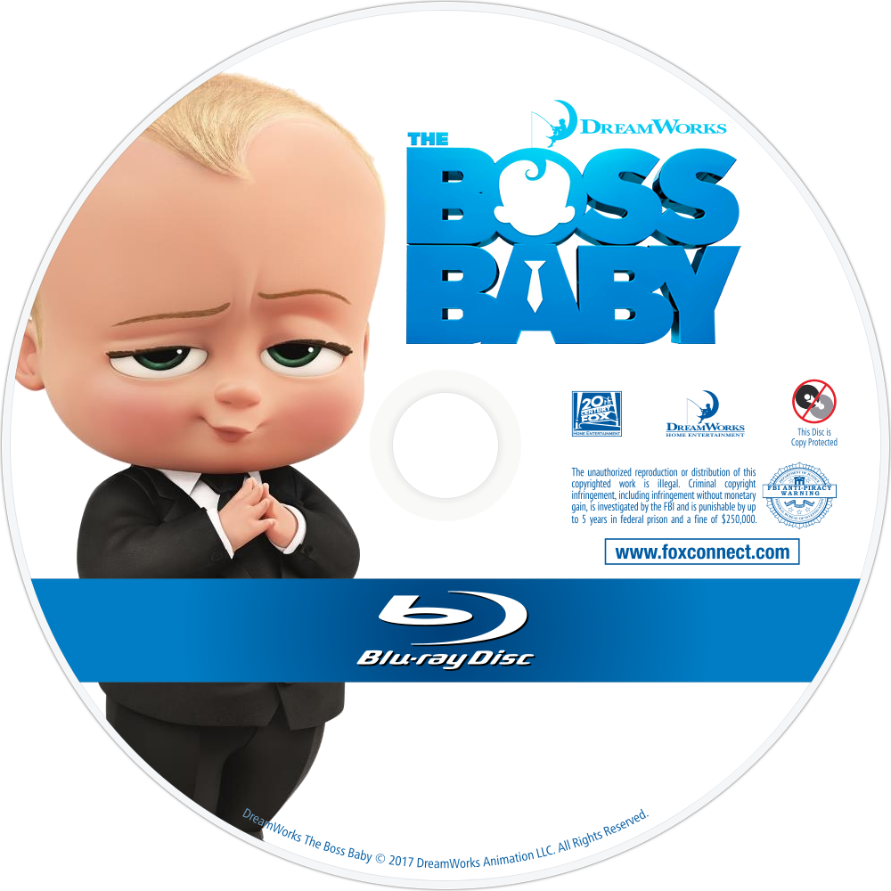 The Boss Baby Bluray Disc Image - Boss Baby Boss Png Clipart (1000x1000), Png Download