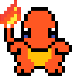Charmander - Cartoon Clipart (1400x1400), Png Download