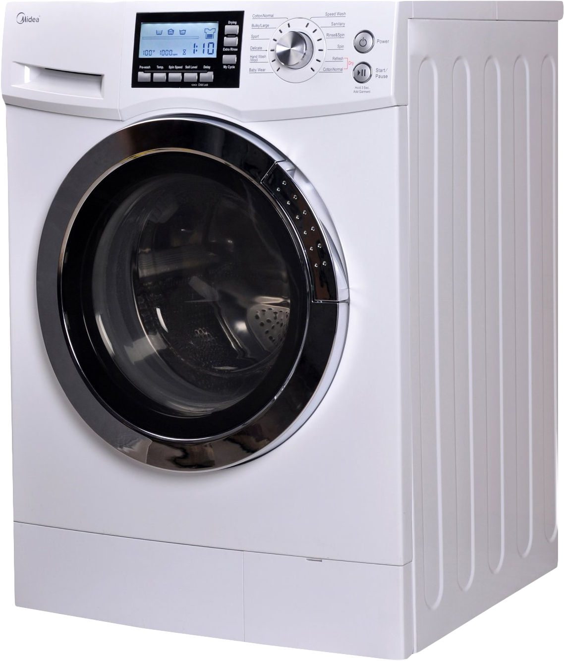 Front Loading Washing Machine - Laundry Washing Machine Png Clipart (1240x1428), Png Download