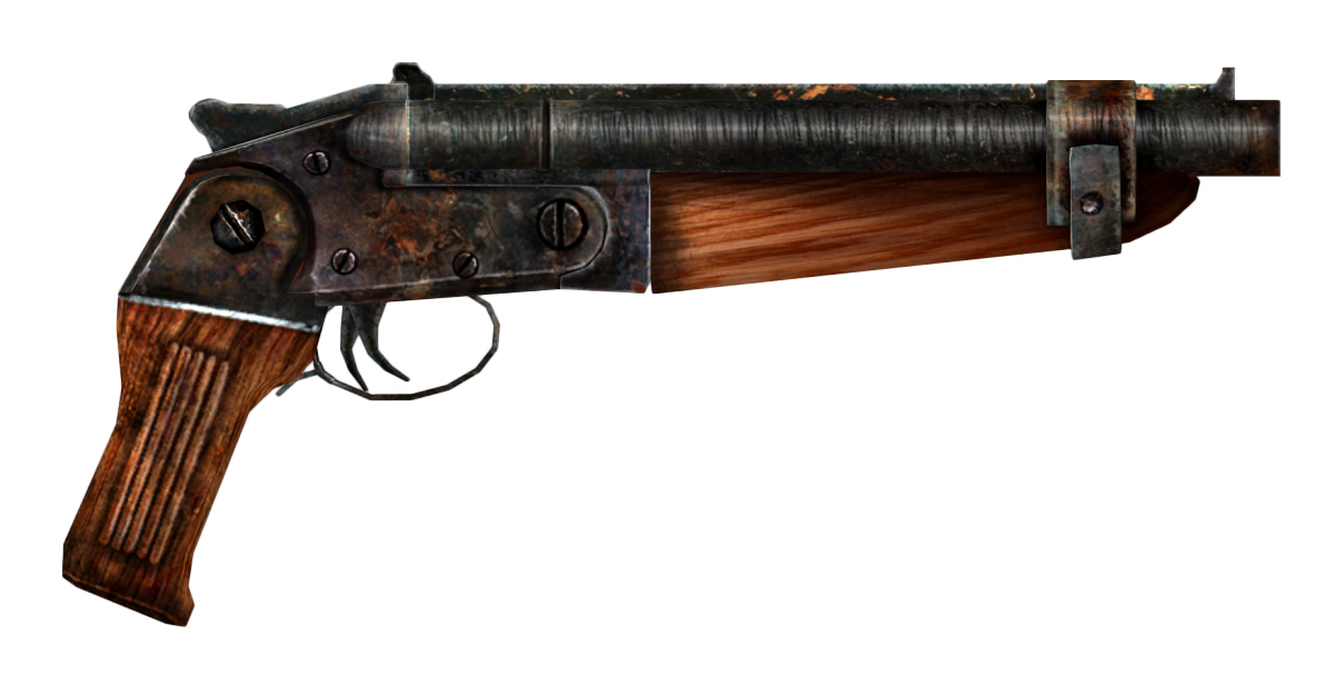 Sawed-off Shotgun Clipart (1200x616), Png Download