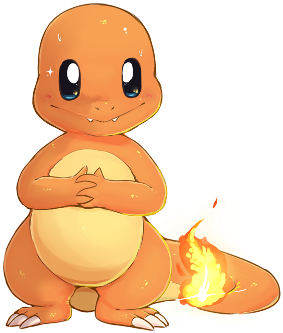 Charmander Doodl - Cartoon Clipart (600x744), Png Download