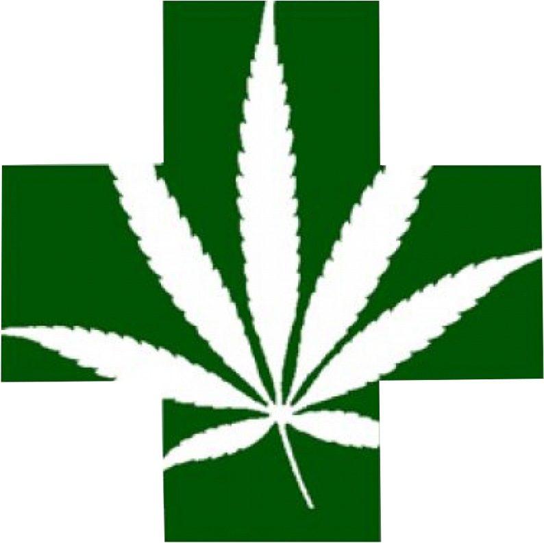 800 X 800 8 - Cannabis Green Medical Cross Clipart (800x800), Png Download