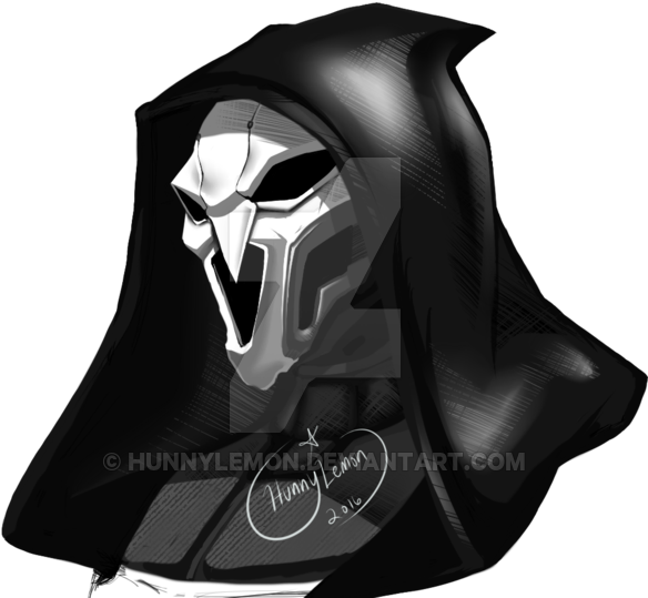 600 X 546 6 - Reaper Side View Overwatch Clipart (600x546), Png Download