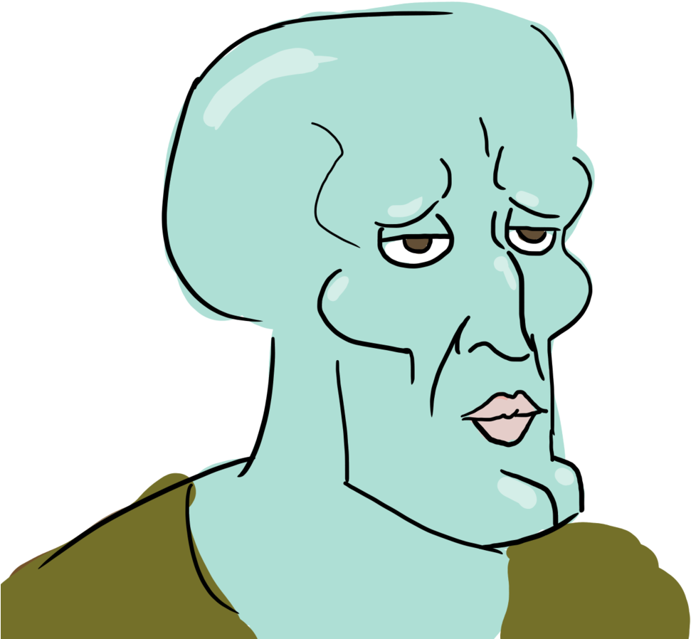 Handsome Squidward Transparent , Png Download - Handsome Squidward ...