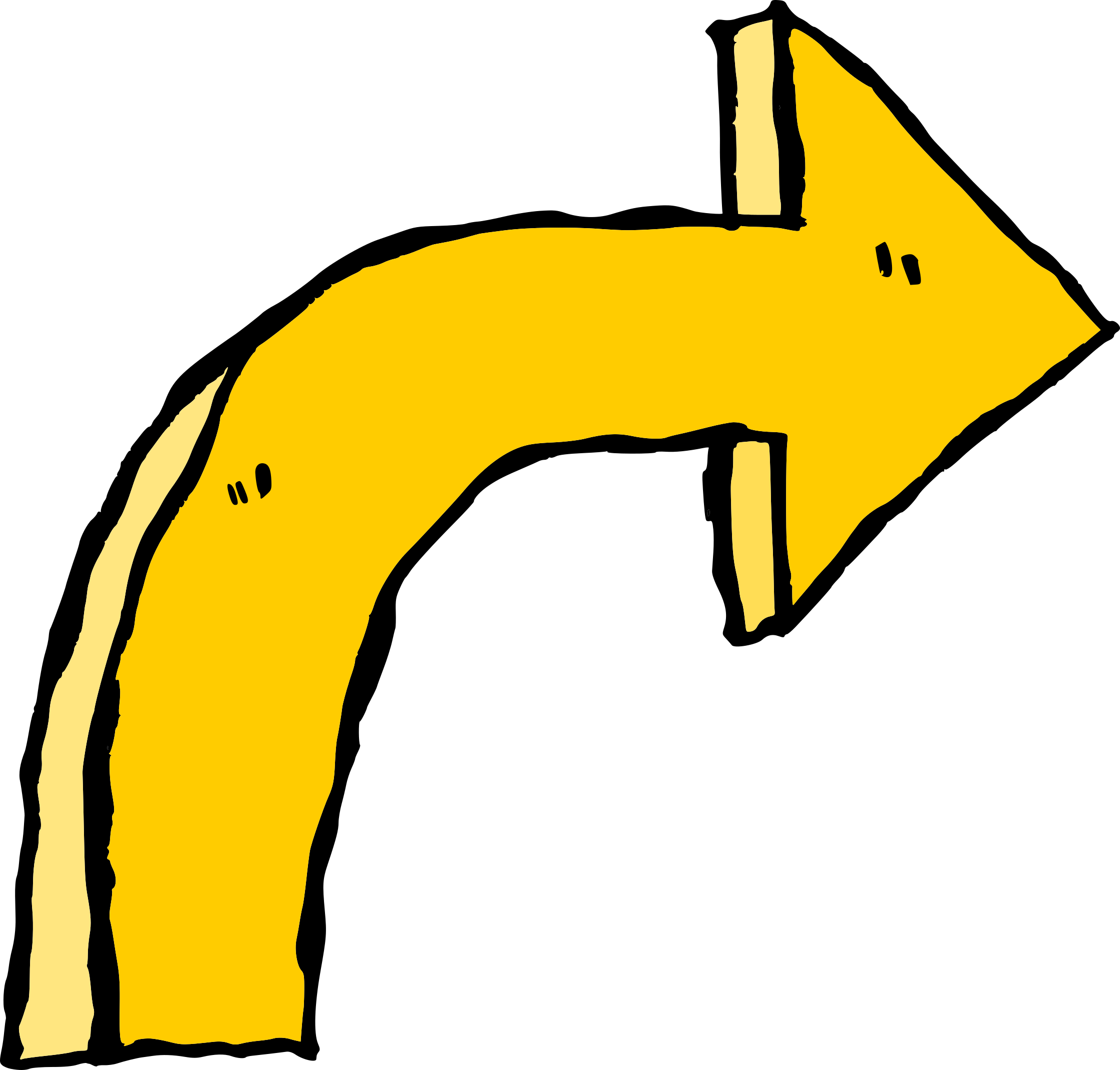 Free Download - Arrow Png Clipart (2240x2139), Png Download