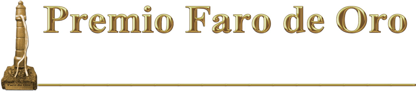Premio Faro De Oro Clipart (1600x400), Png Download