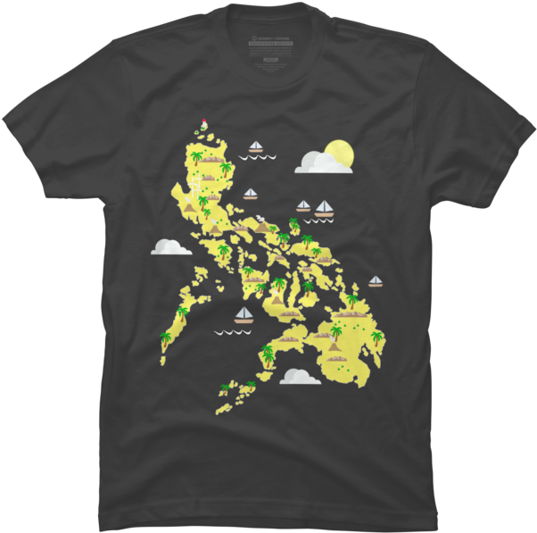Map Of The Philippines - Programmer T Shirt Design Clipart (650x650), Png Download