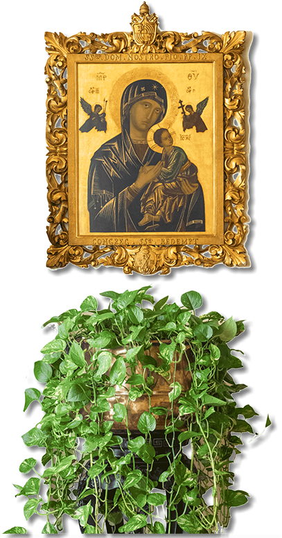 Celebrate - Pray - Our Lady Of Perpetual Help Clipart (408x788), Png Download