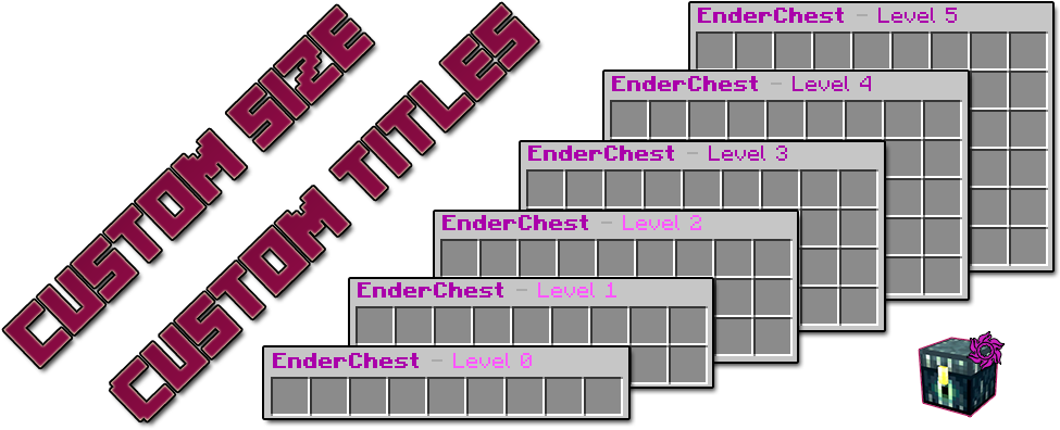 Pic - Minecraft Ender Chest Slots Clipart (1024x402), Png Download