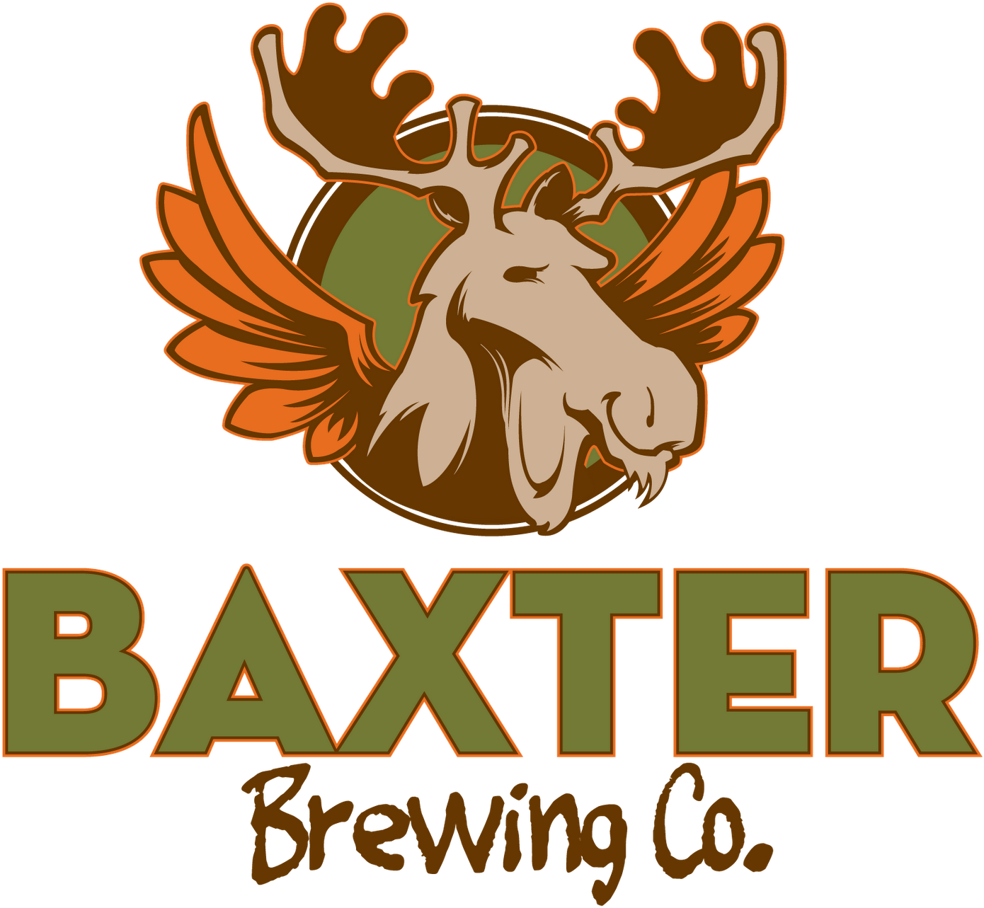 Pamola For Baxter Brewing - Maine Craft Beer Logo Clipart (1600x1600), Png Download