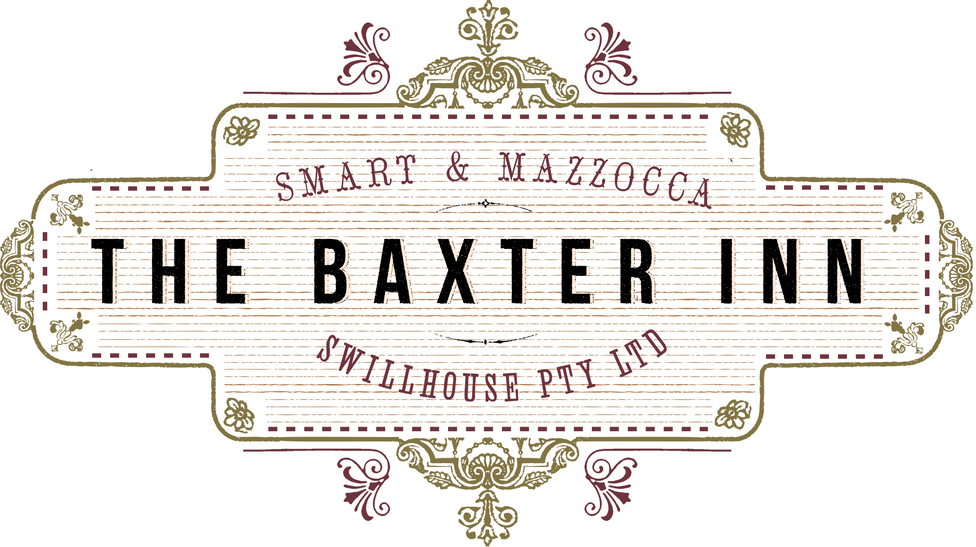 Home - Bookings - Contact - Hours - Careers - Baxter Inn Sydney Logo Clipart (1987x1114), Png Download