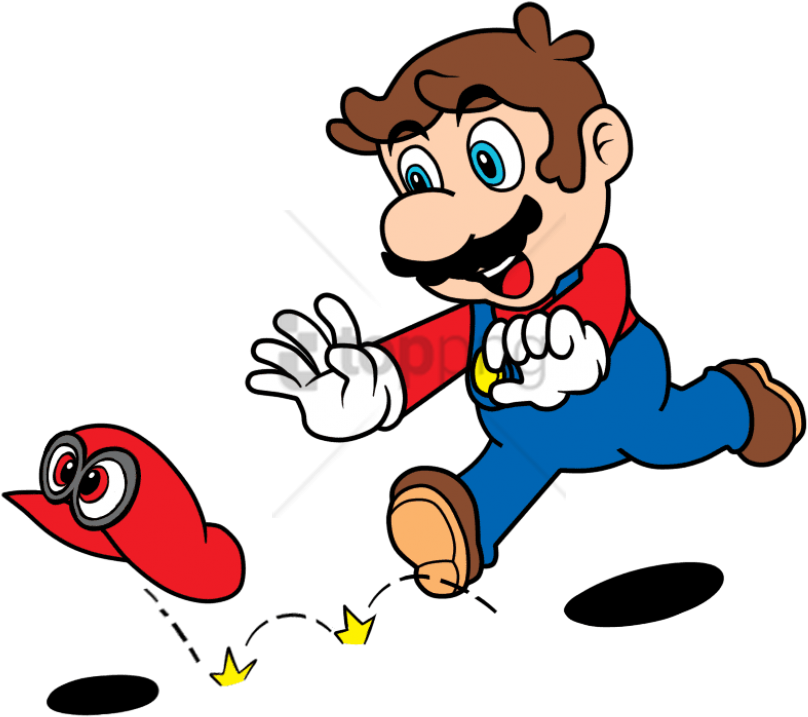 Free Png Mario 2d Png Image With Transparent Background - Mario Odyssey Mario 2d Clipart (850x761), Png Download