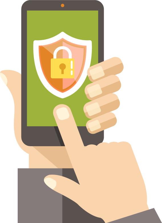 Bics' Sms Firewall Solution Provides Mobile Operators - Drawing On Mobile Security Clipart (568x784), Png Download