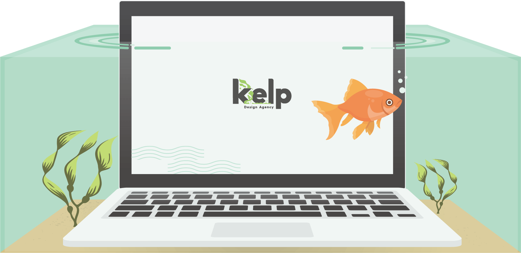 Custom Designed Websites - Netbook Clipart (1762x856), Png Download