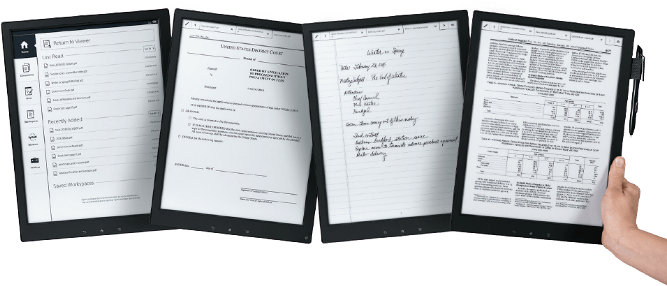 Sony Digital Paper Dpts1 Clipart (983x460), Png Download