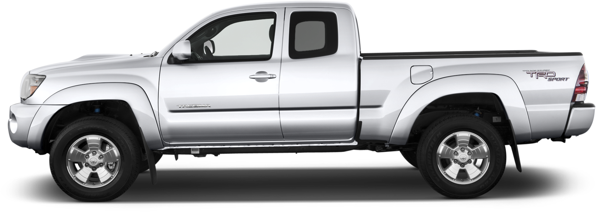 33 - - Toyota Tacoma With Black Wheel Skins Clipart (2048x1360), Png Download