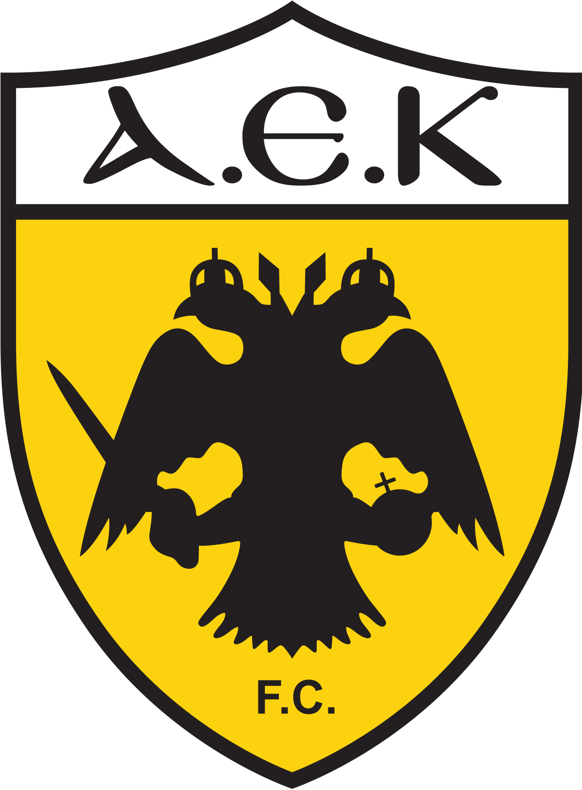Aek Athens Logo Png Clipart (1200x1628), Png Download