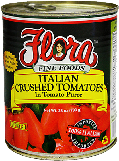 Italian Tomatoes Crushed - Flora Foods Clipart (600x600), Png Download