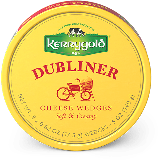 Dubliner® Cheese Wedges - Kerrygold Dubliner Cheese Wedge Clipart (554x564), Png Download