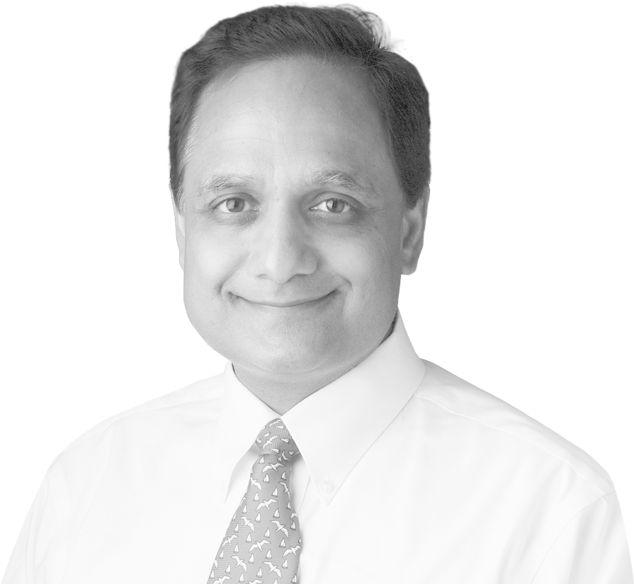 Amit Chandra Headshot - Monochrome Clipart (1098x824), Png Download