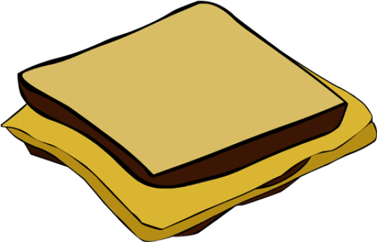 Swiss Clipart At - Cheese Sandwich Clipart - Png Download (600x630), Png Download