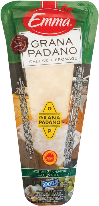 Emma Grana Padano Wedges - Grana Padano Clipart (427x800), Png Download