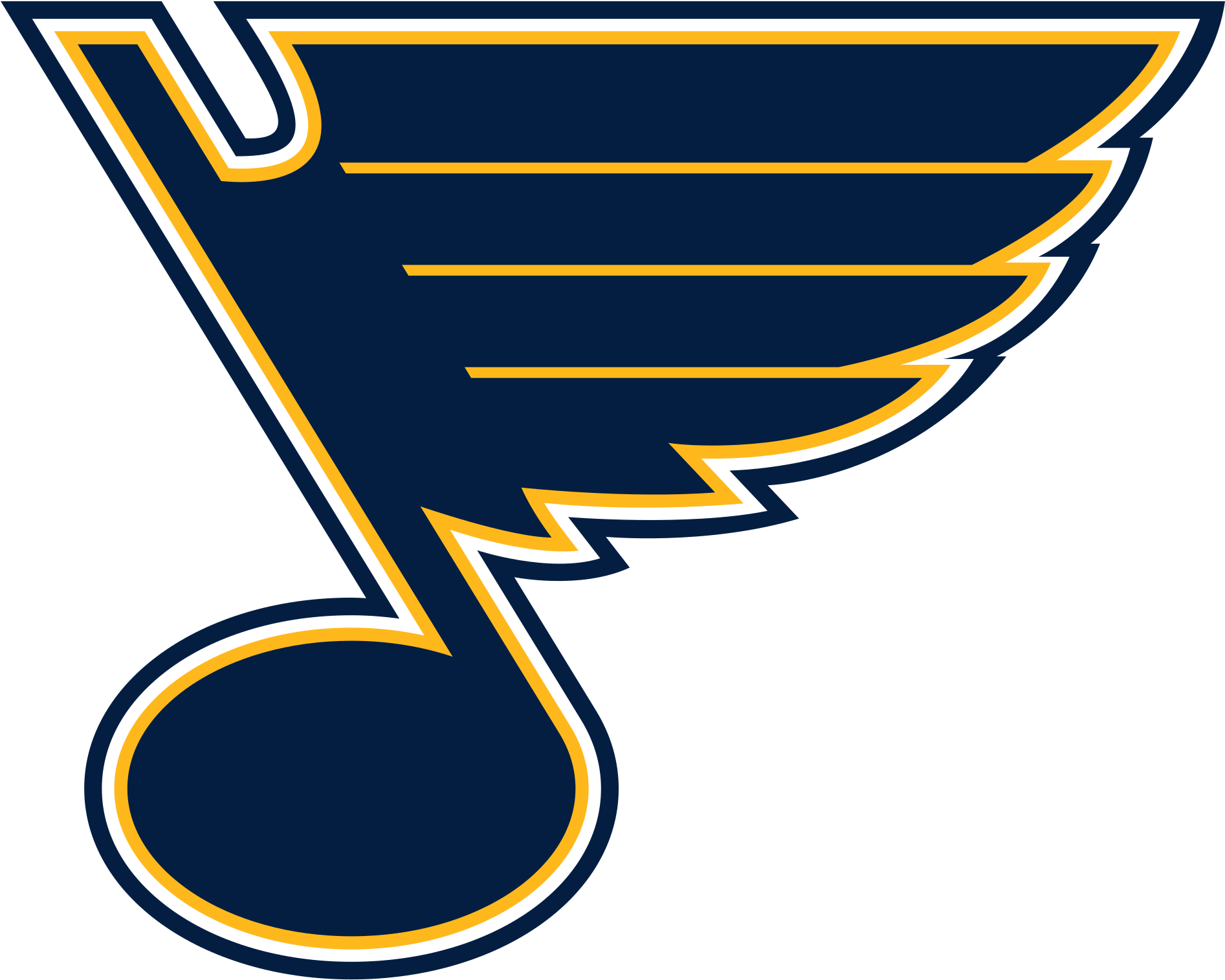 Louis Blues Logo Png Transparent - St Louis Blues Logo Png Clipart (2200x2200), Png Download