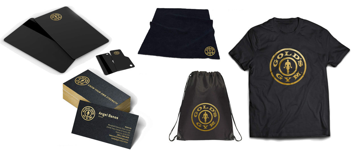 Gold's Gym Socal - Golds Gym Clipart (1250x552), Png Download
