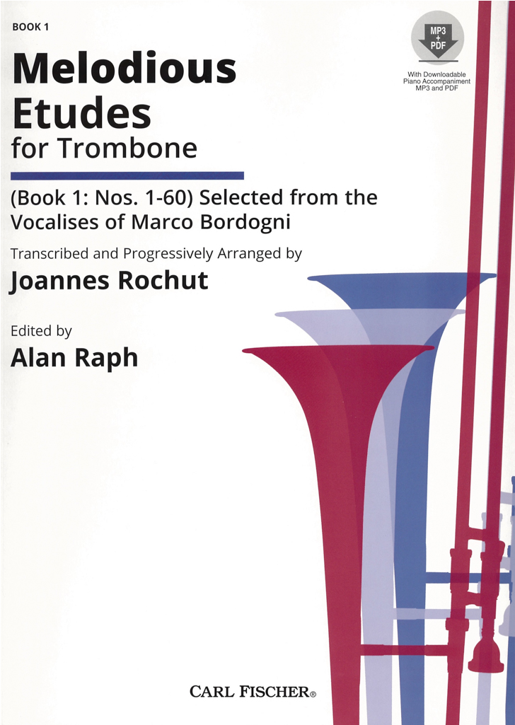 Joannes Rochut "melodious Etudes For Trombone Book - Melodious Etudes For Trombone Clipart (1536x1024), Png Download