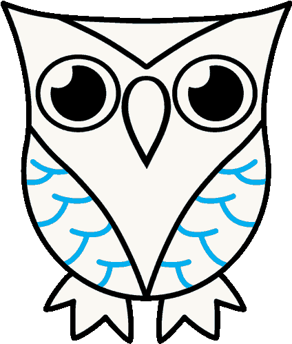 How To Draw A Cartoon Owl In A Few Easy Steps Easy - Draw Owl Clipart (680x599), Png Download