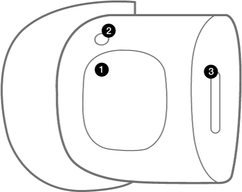 Gear Vr Headset Controller - Circle Clipart (800x511), Png Download