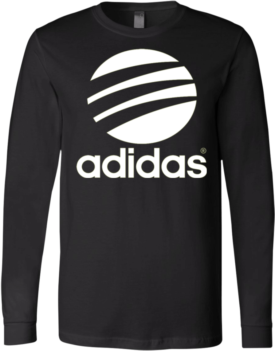 Tt0087 Adidas Neo Logo Long Sleeve T-shirt - Adidas Neo Label Logo Clipart (1155x1155), Png Download