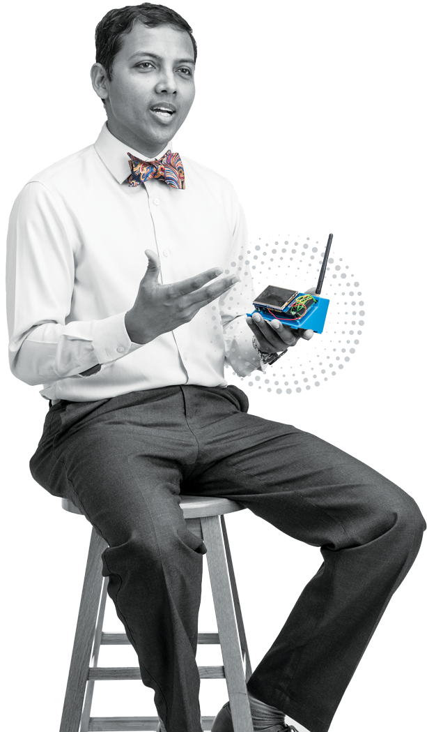 Ufwertheim Researcher Prabir Barooah Has A Message - Sitting Clipart (613x1049), Png Download