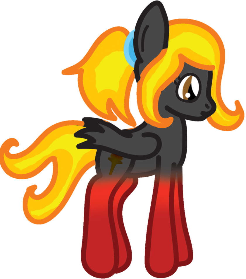 Flaming Torch By Ricepoison - Cartoon Clipart (841x951), Png Download