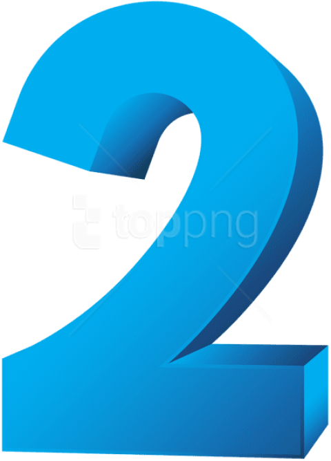 Download Blue Number Two Transparent Clipart Png Photo - Numero 1 En Celeste Para Imprimir (480x667), Png Download