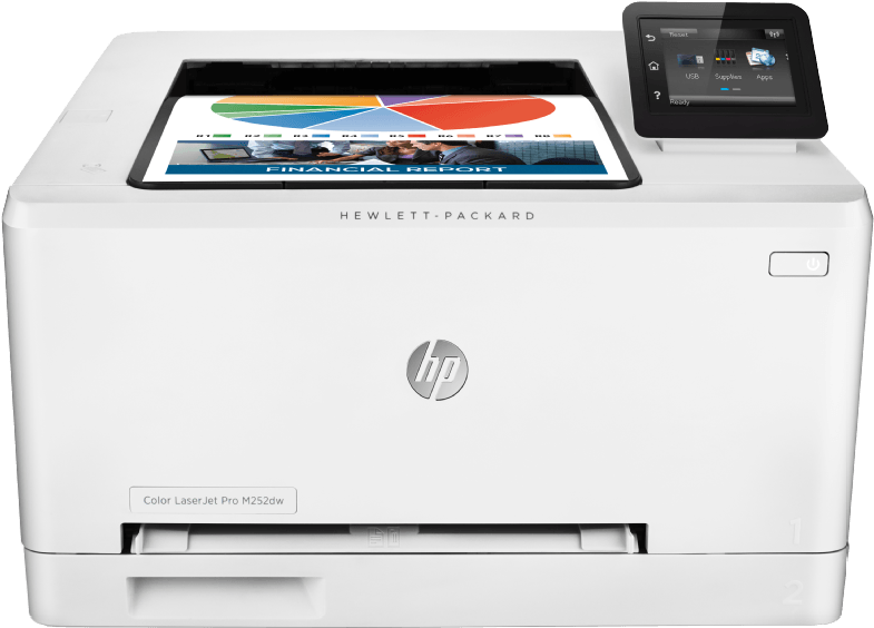 Hp Color Laserjet Pro M252dw Printer Review - Hp Colour Laserjet Pro M252n Clipart (786x587), Png Download