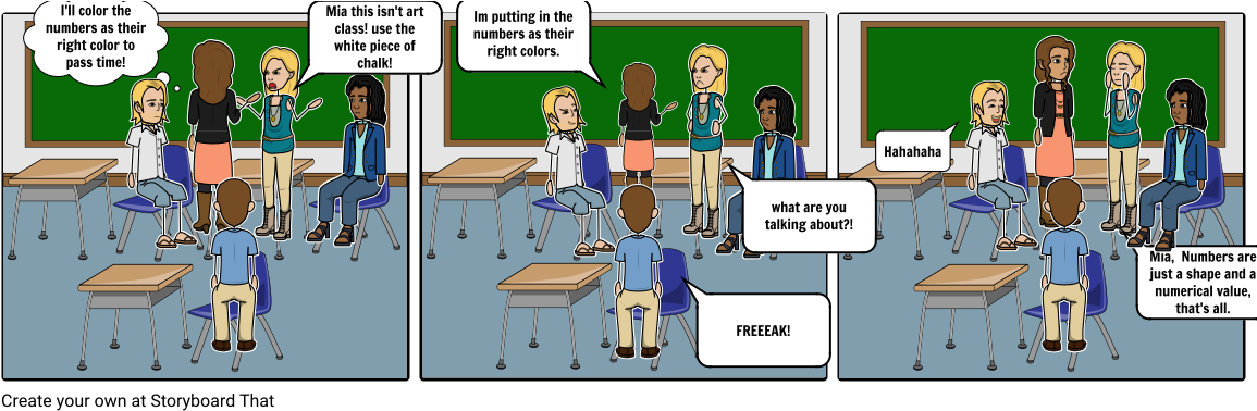 Mia's Synesthesia Incident - Komik Pelajaran Clipart (1164x385), Png Download