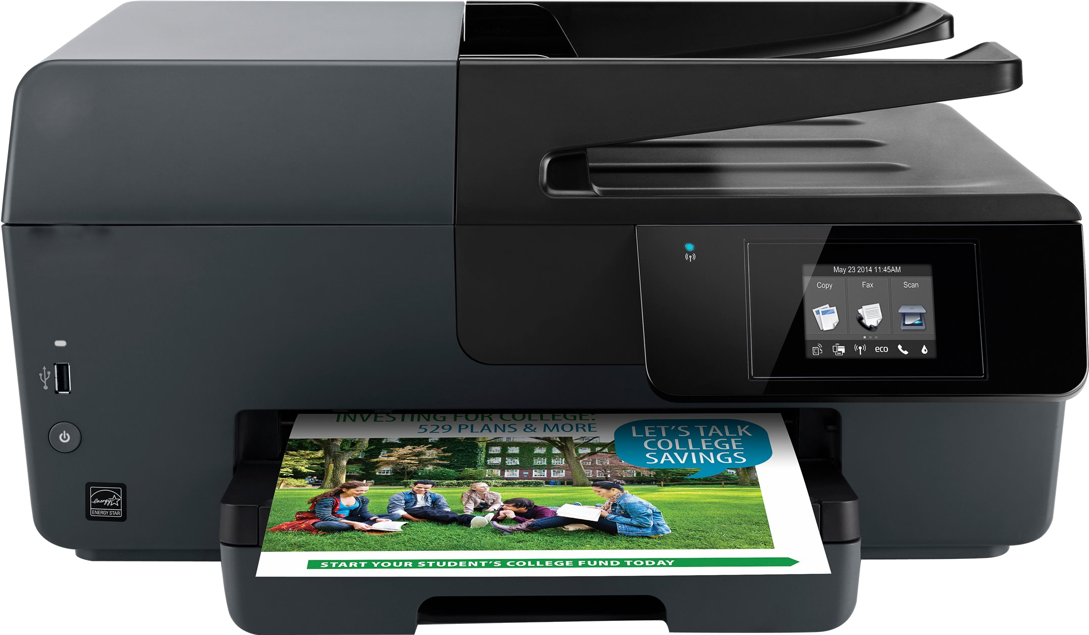 Hp Oj 6812 Printer - Hp Officejet Pro 6830 E All In One Printer Clipart (2400x1800), Png Download