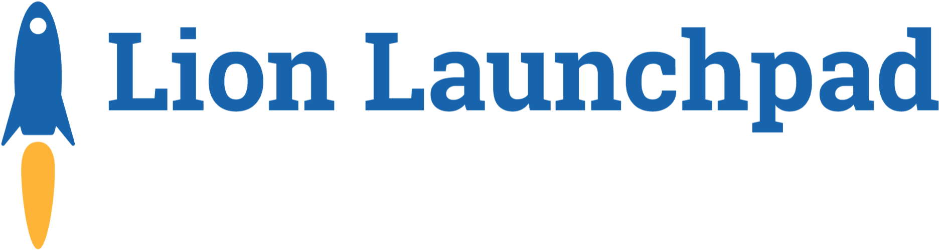 Lion Launchpad Logo - Electric Blue Clipart (1920x530), Png Download