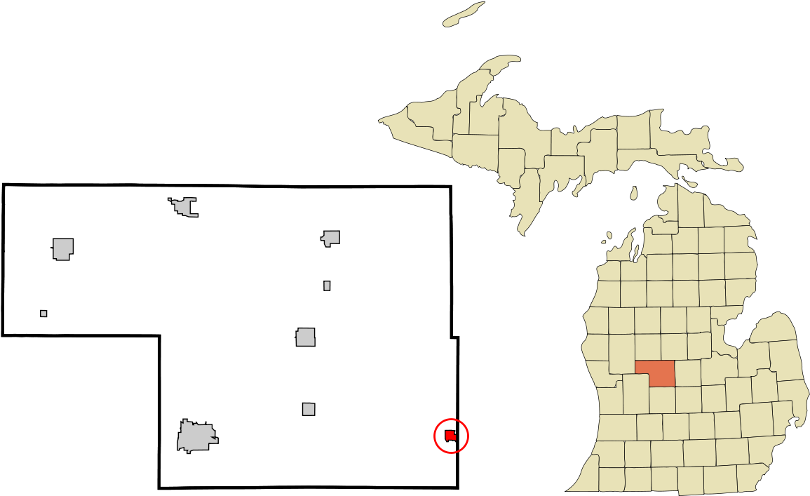 Carson City, Michigan - Ionia Michigan Clipart (1200x776), Png Download