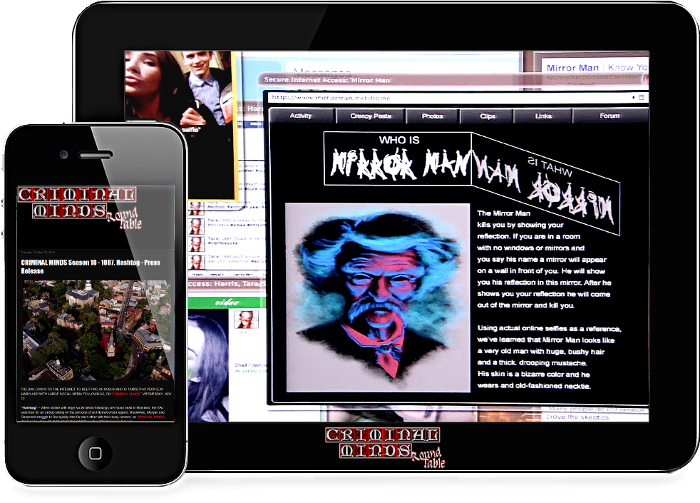 Criminal Minds Season - Mirror Man Criminal Minds Clipart (1000x720), Png Download