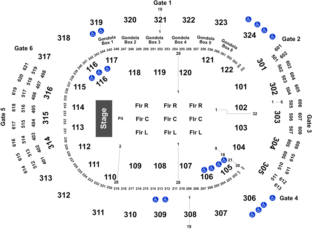 Scotiabank Arena Section 117 Clipart (1050x794), Png Download